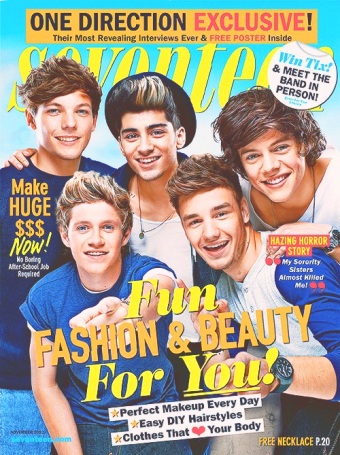 One Direction, Seventeen Magazine One Direction, Seventeen Magazine